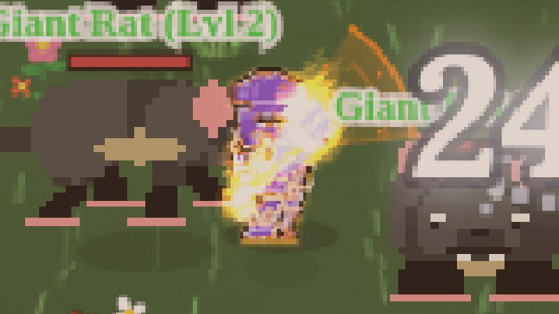 Hero smashing with a war hammer for Strength
